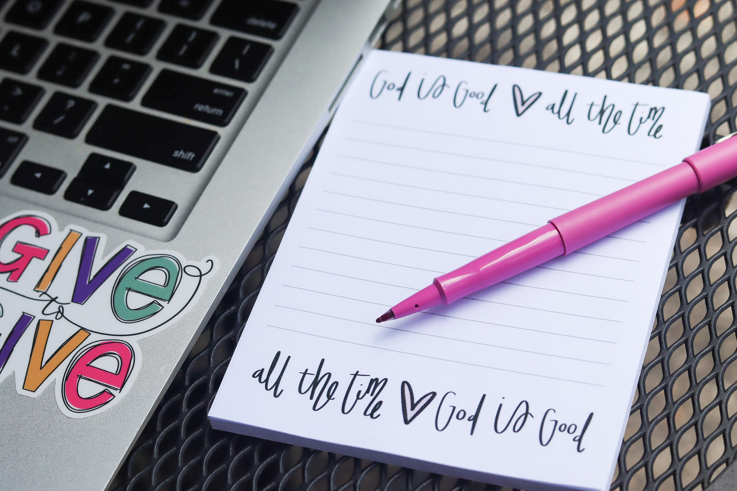 ‘GOD IS GOOD’ NOTEPAD